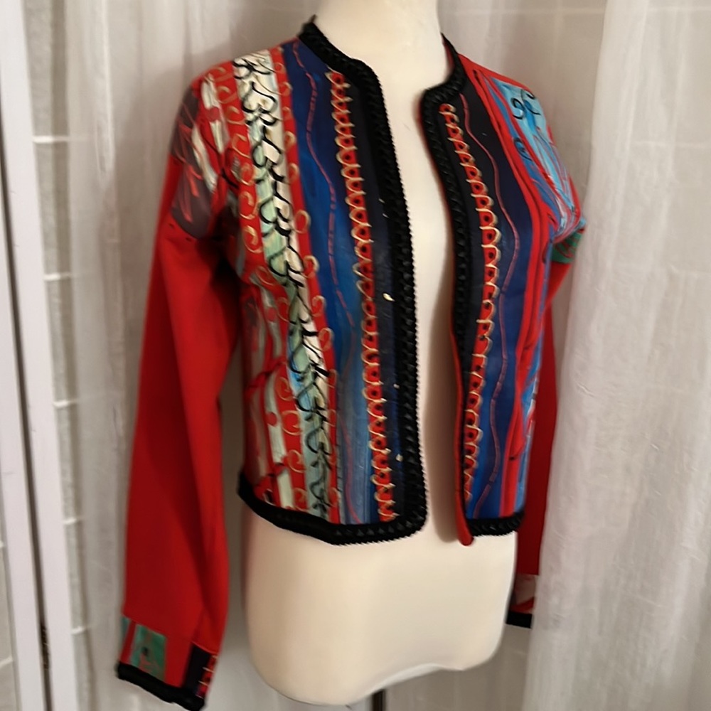 Hand painted Designer Bolero  Jacket